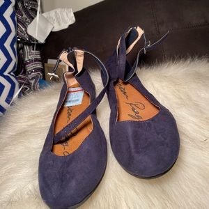 Cute ankle strap flats